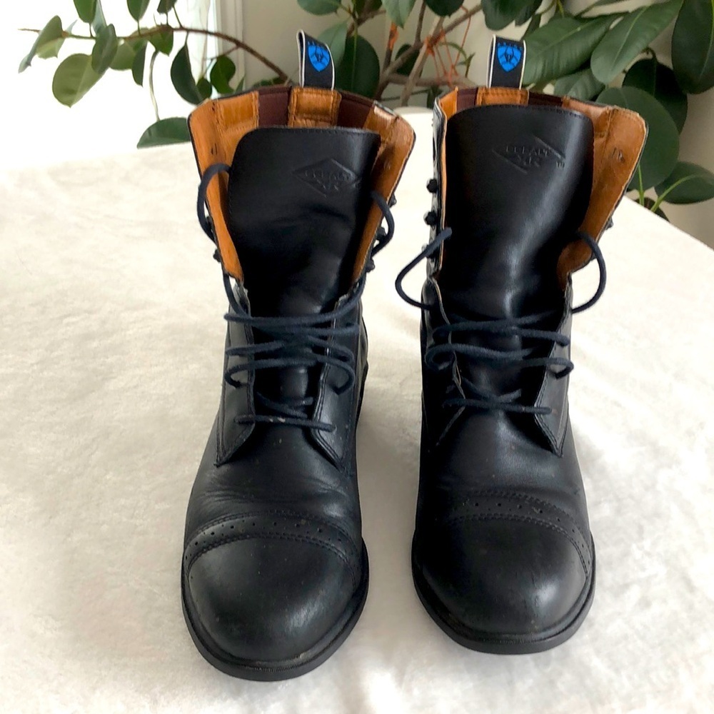 Ariat Equestrian Black Riding Boots. Mens Size 10 - Picture 3 of 15